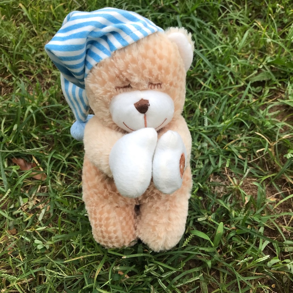 WOFFA PLUSH BROWN TEDDY BEAR 10”